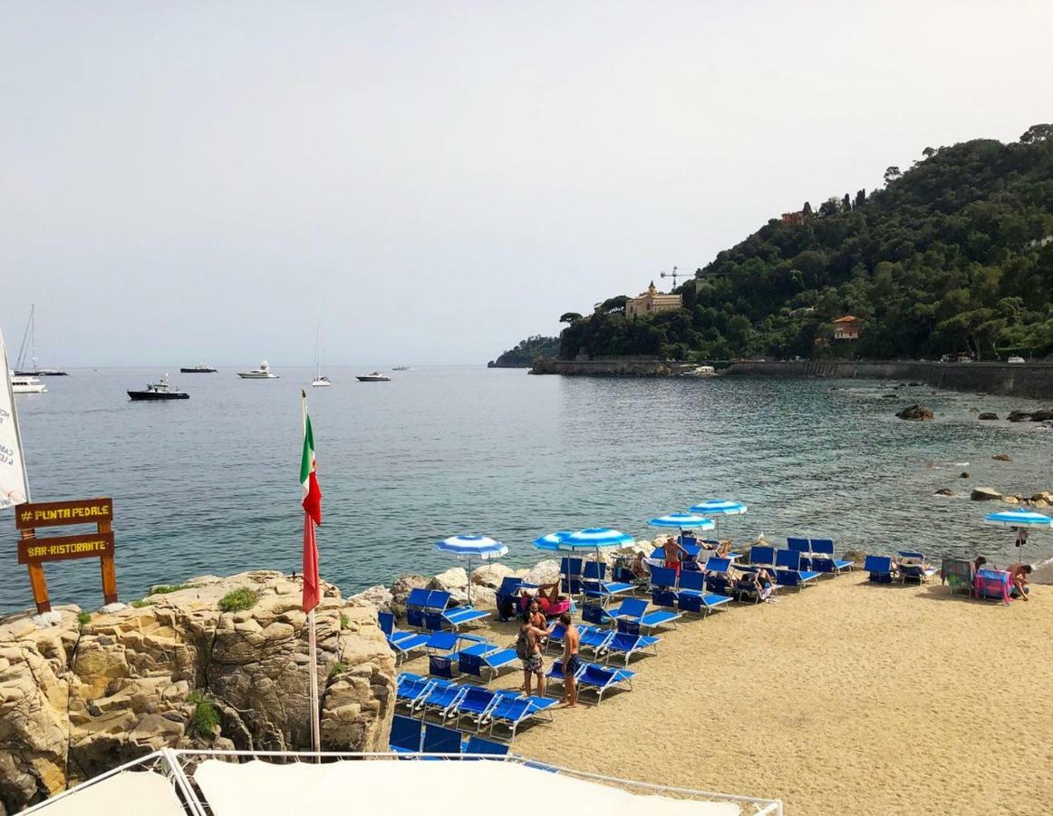 Portofino Seaview Apartment, 50 Meters From The Beach, Free Parking, Air Conditioning Paraggi Exterior photo